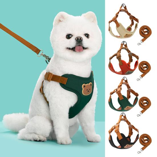 Dog Harness And Leash Set No Pull Adjustable Dog Vest Harness with Leash for Small Medium Large Dogs S бежевий
Dog Harness And Leash Set No Pull Adjustable Dog Vest Harness with Leash for Small Medium Large Dogs S бежевий