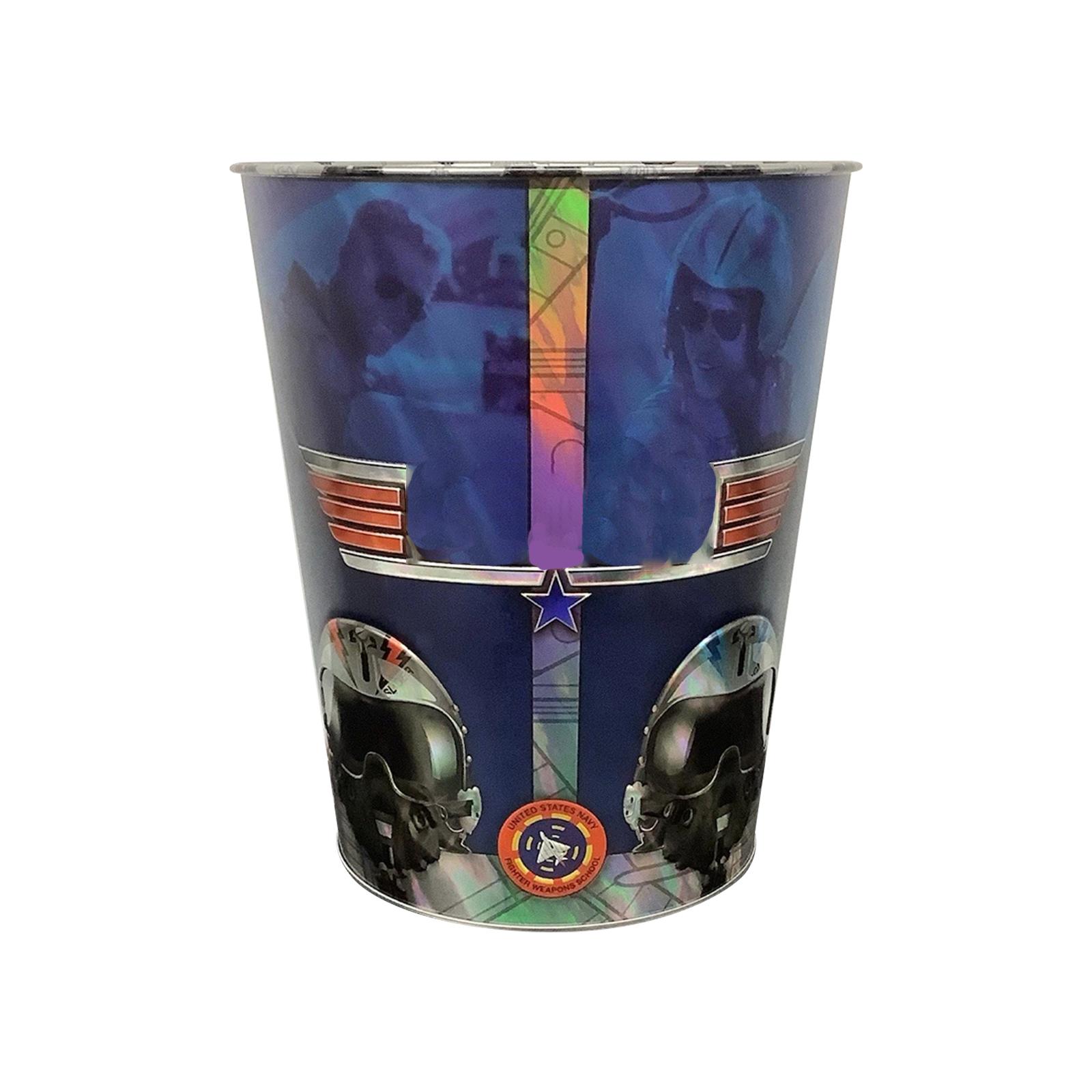 Decorative Round Popcorn Tin Container with Aviation Helmet and Star Emblem Design for Home Kitchen or Office Storage and Display One Size
Decorative Round Popcorn Tin Container with Aviation Helmet and Star Emblem Design for Home Kitchen or Office Storage and Display One Size
