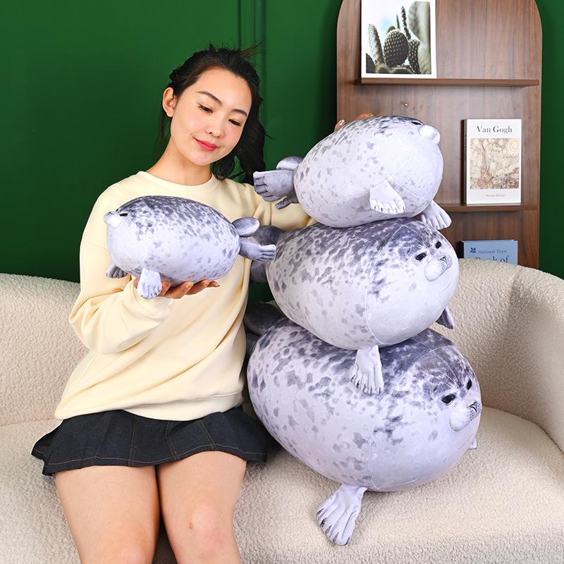 Large Simulation Seal Plush Pillow: Stress Relief Toy & Girls Gift 30 cm серый
Large Simulation Seal Plush Pillow: Stress Relief Toy & Girls Gift 30 cm серый