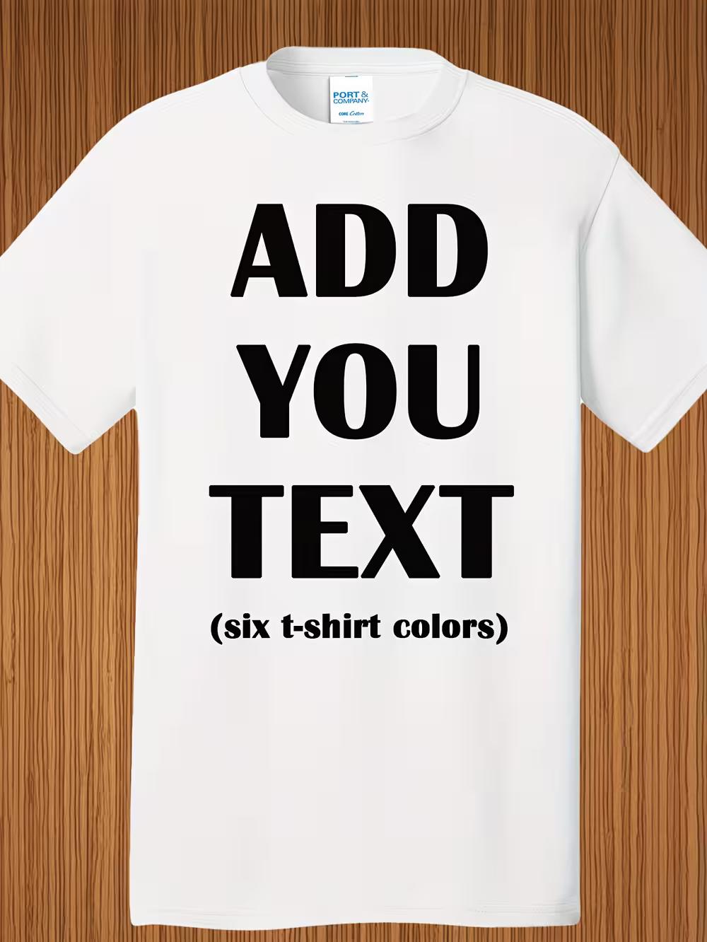 Personalized Short Sleeve T-Shirt | Casual Street Style With Eye-Catching Letter Print M
Personalized Short Sleeve T-Shirt | Casual Street Style With Eye-Catching Letter Print M