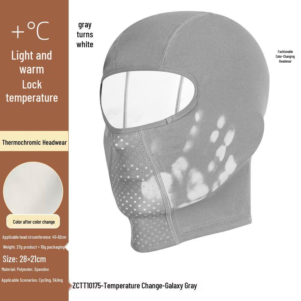 Color-Changing Thermal Winter Cycling Balaclava: Velvet-Lined, Windproof, Heat-Sensitive Ski Face Mask. One Size
Color-Changing Thermal Winter Cycling Balaclava: Velvet-Lined, Windproof, Heat-Sensitive Ski Face Mask. One Size