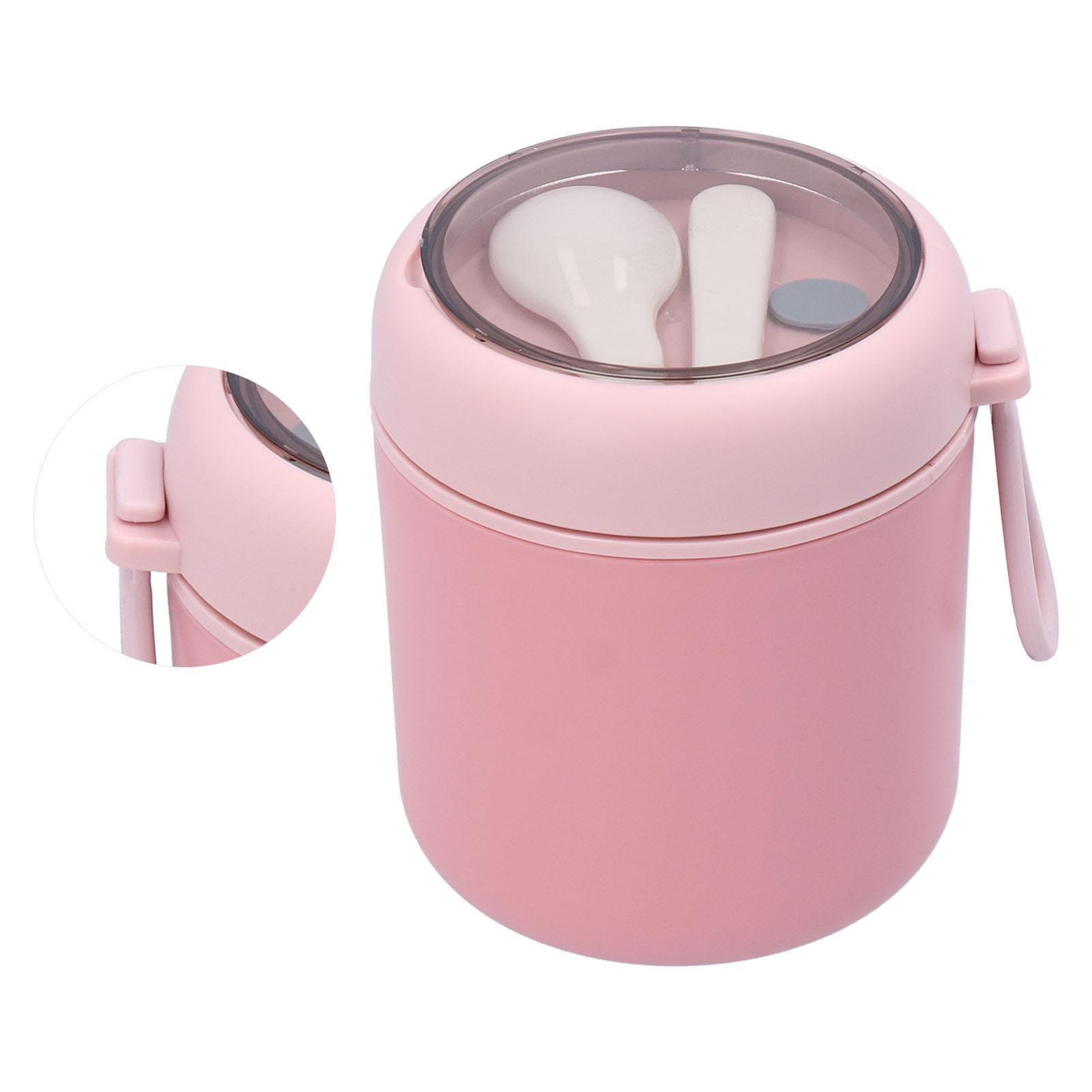 530ml Insulated Lunch Box with Spoon and Lid for Food Stainless Steel Portable Insulation Vacuum Soup Cup
530ml Insulated Lunch Box with Spoon and Lid for Food Stainless Steel Portable Insulation Vacuum Soup Cup
