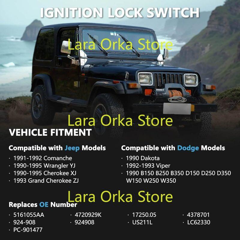 Ignition Lock Cylinder Switch, Door Lock with Key Fit for 1990-1995 Jeep Wrangler YJ, Cherokee XJ, # 17250.05 924-908 5161055AA
Ignition Lock Cylinder Switch, Door Lock with Key Fit for 1990-1995 Jeep Wrangler YJ, Cherokee XJ, # 17250.05 924-908 5161055AA