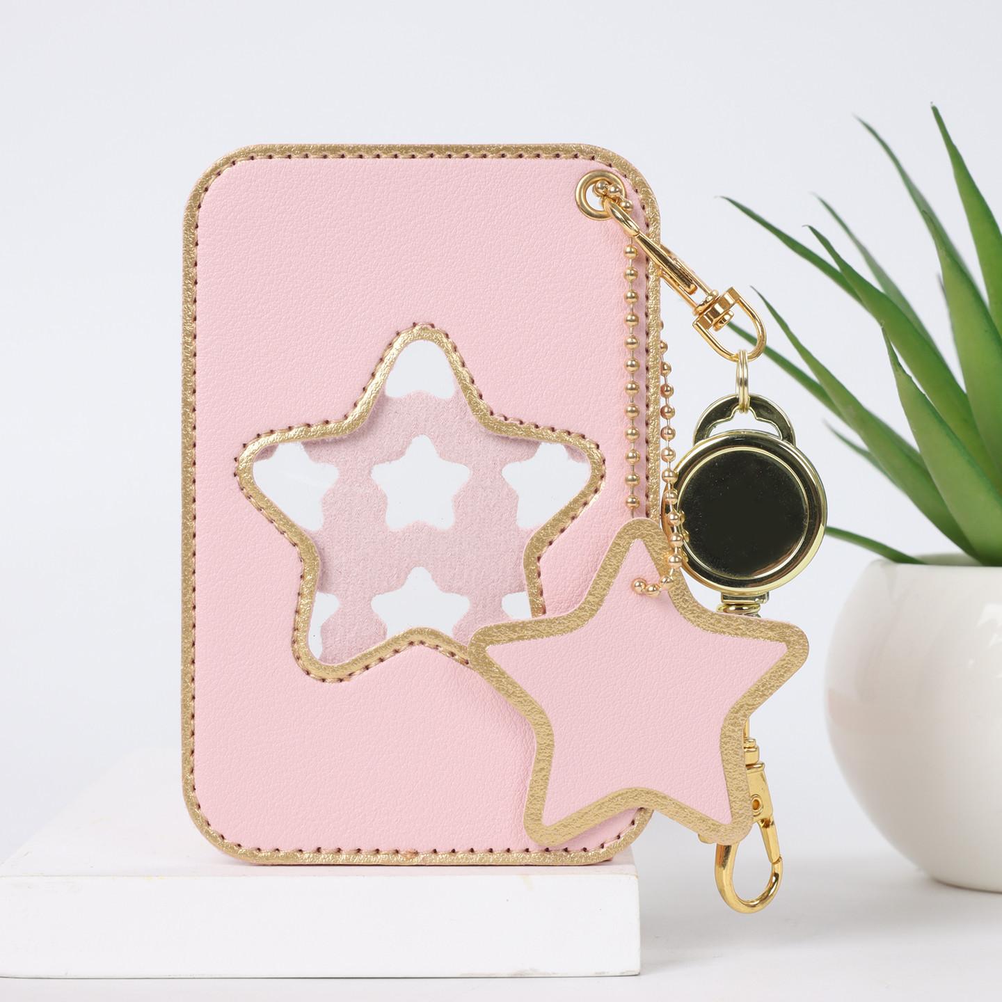Employee ID Badge Holder with Lanyard Durable Leather Hollow Star Credit Card Case for Access Control Staff and Name Tags
Employee ID Badge Holder with Lanyard Durable Leather Hollow Star Credit Card Case for Access Control Staff and Name Tags