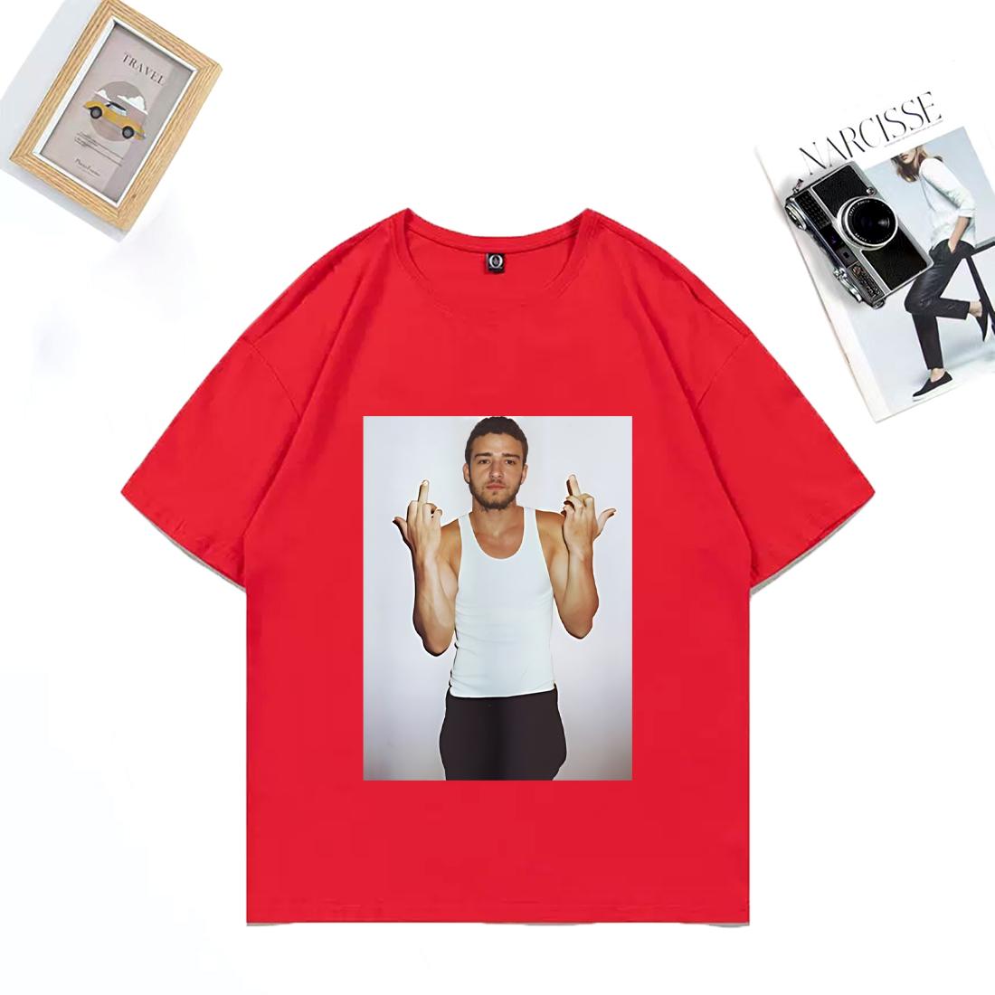 Justin Timberlake Crop Top Graphics Tshirt Unisex WOMENs vintage Hip Hop Streetwear Unisex clothing Cotton Short Sleeve T shirts S
Justin Timberlake Crop Top Graphics Tshirt Unisex WOMENs vintage Hip Hop Streetwear Unisex clothing Cotton Short Sleeve T shirts S
