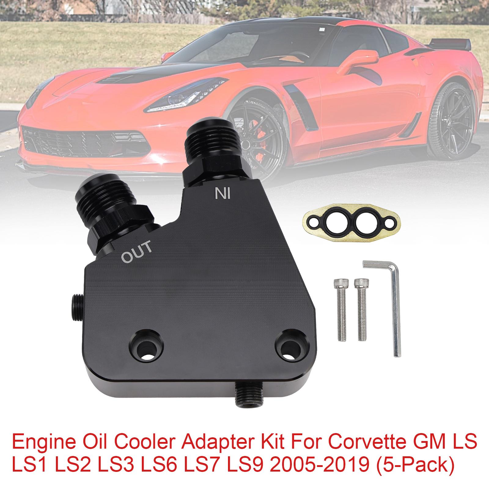 Комплект адаптера масляного радиатора для Corvette GM LS LS1 LS2 LS3 LS6 05-19 (5-Pack)
Комплект адаптера масляного радиатора для Corvette GM LS LS1 LS2 LS3 LS6 05-19 (5-Pack)