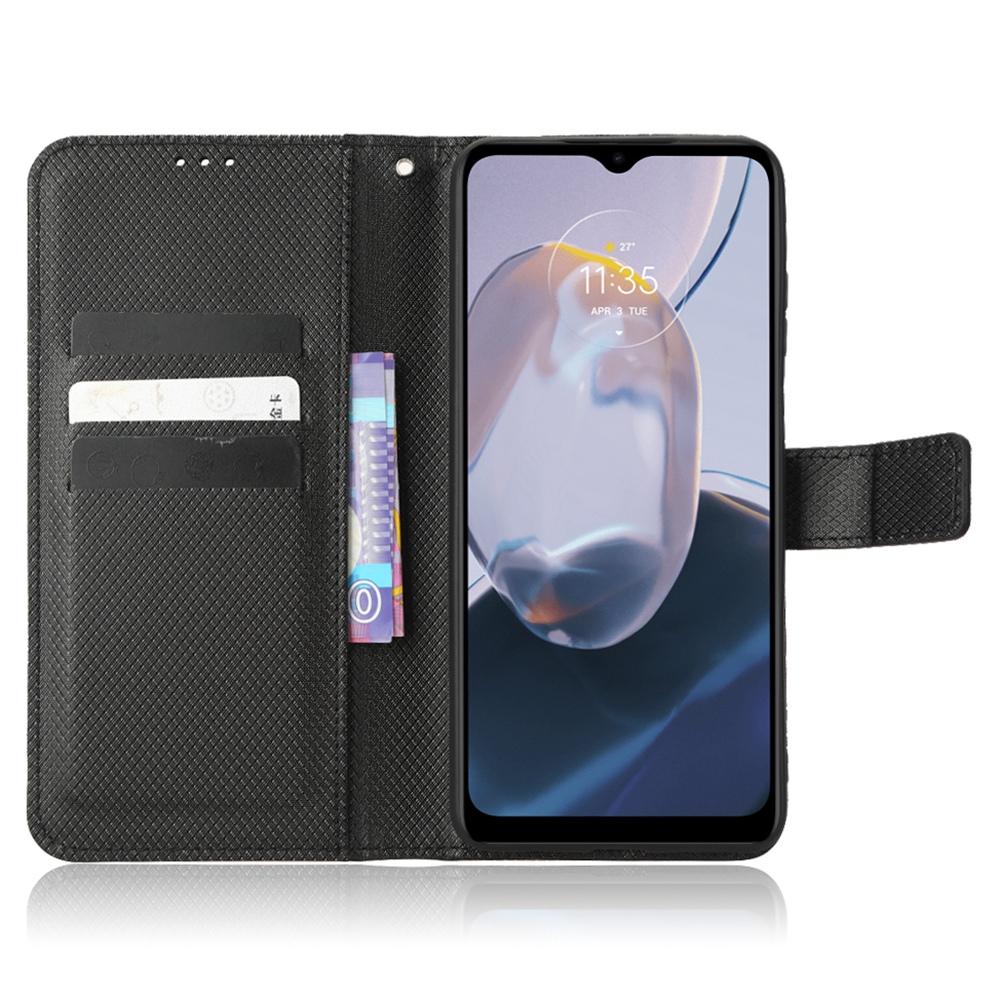 For Motorola Moto E22 4G/E22i 4G Flip Folio Book PU Leather Phone Case Diamond Texture Magnetic Closure Stand Wallet Cover with Strap Black
For Motorola Moto E22 4G/E22i 4G Flip Folio Book PU Leather Phone Case Diamond Texture Magnetic Closure Stand Wallet Cover with Strap Black