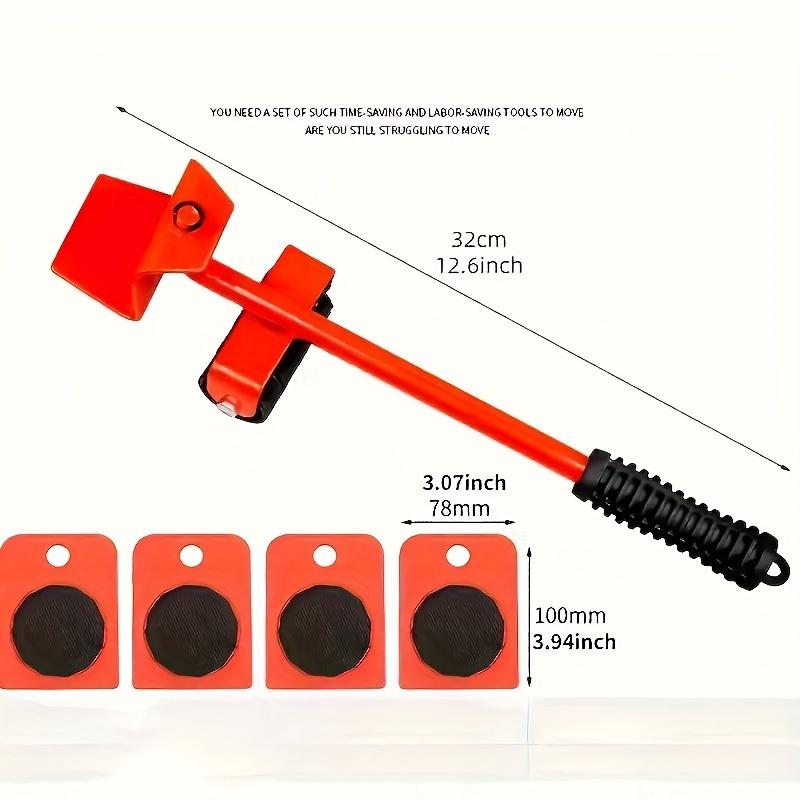 5Pcs Furniture Heavy Object Mover, Moving Heavy Object, Labor-saving Tool, Pulley Base Moving Large Part, Heavy Objects. Brown
5Pcs Furniture Heavy Object Mover, Moving Heavy Object, Labor-saving Tool, Pulley Base Moving Large Part, Heavy Objects. Brown