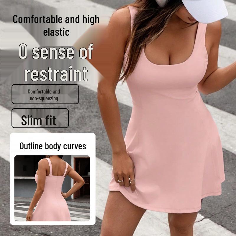 Women s Sexy Pink Slim-Fit High-Waisted Sleeveless Casual Streetwear Dress Large рожевий
Women s Sexy Pink Slim-Fit High-Waisted Sleeveless Casual Streetwear Dress Large рожевий