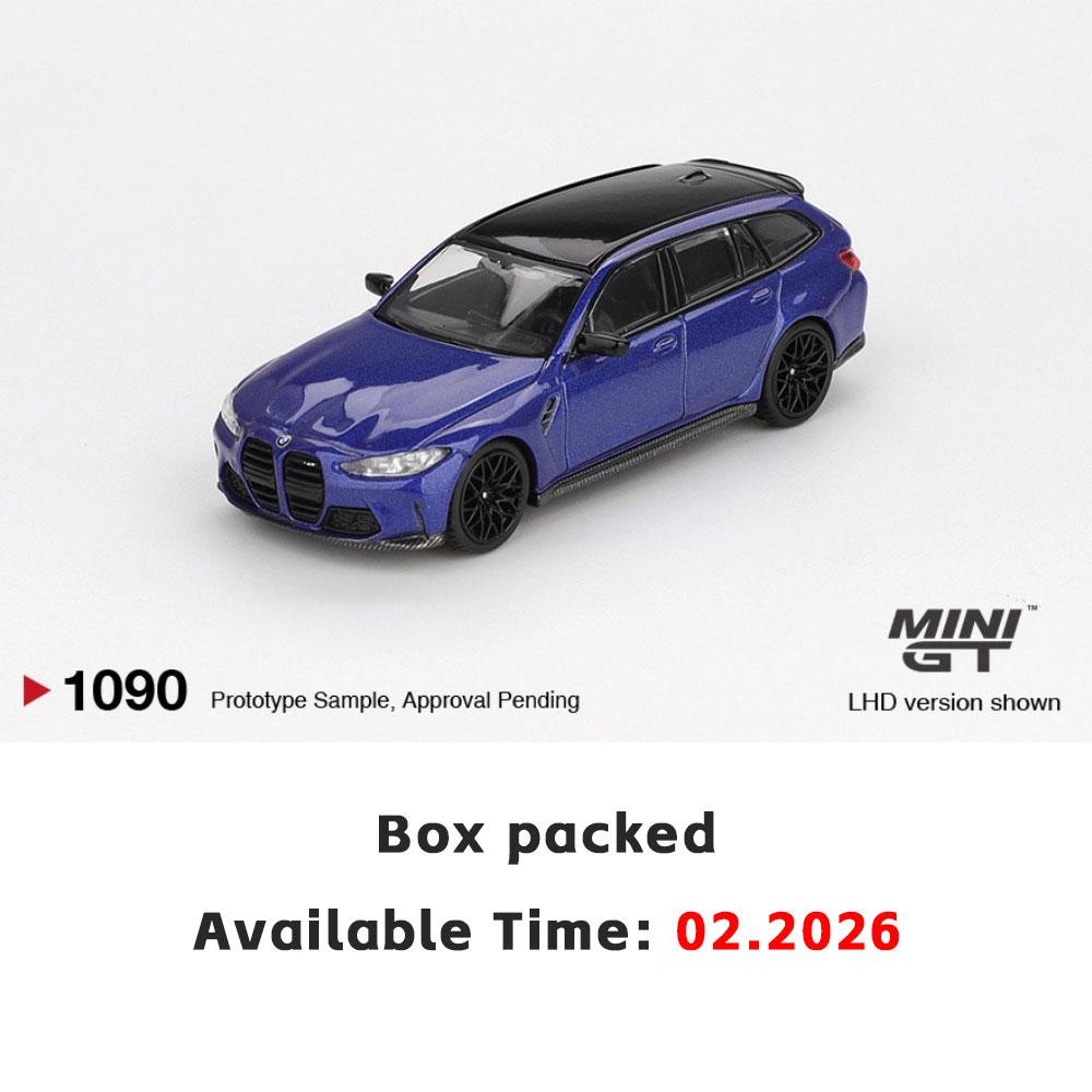 Передпродажем MINIGT 1/64 Лита модель автомобіля BMW M3 Competition Touring Портімао Синій Металік Упаковка-блістер Високопродуктивний
Передпродажем MINIGT 1/64 Лита модель автомобіля BMW M3 Competition Touring Портімао Синій Металік Упаковка-блістер Високопродуктивний