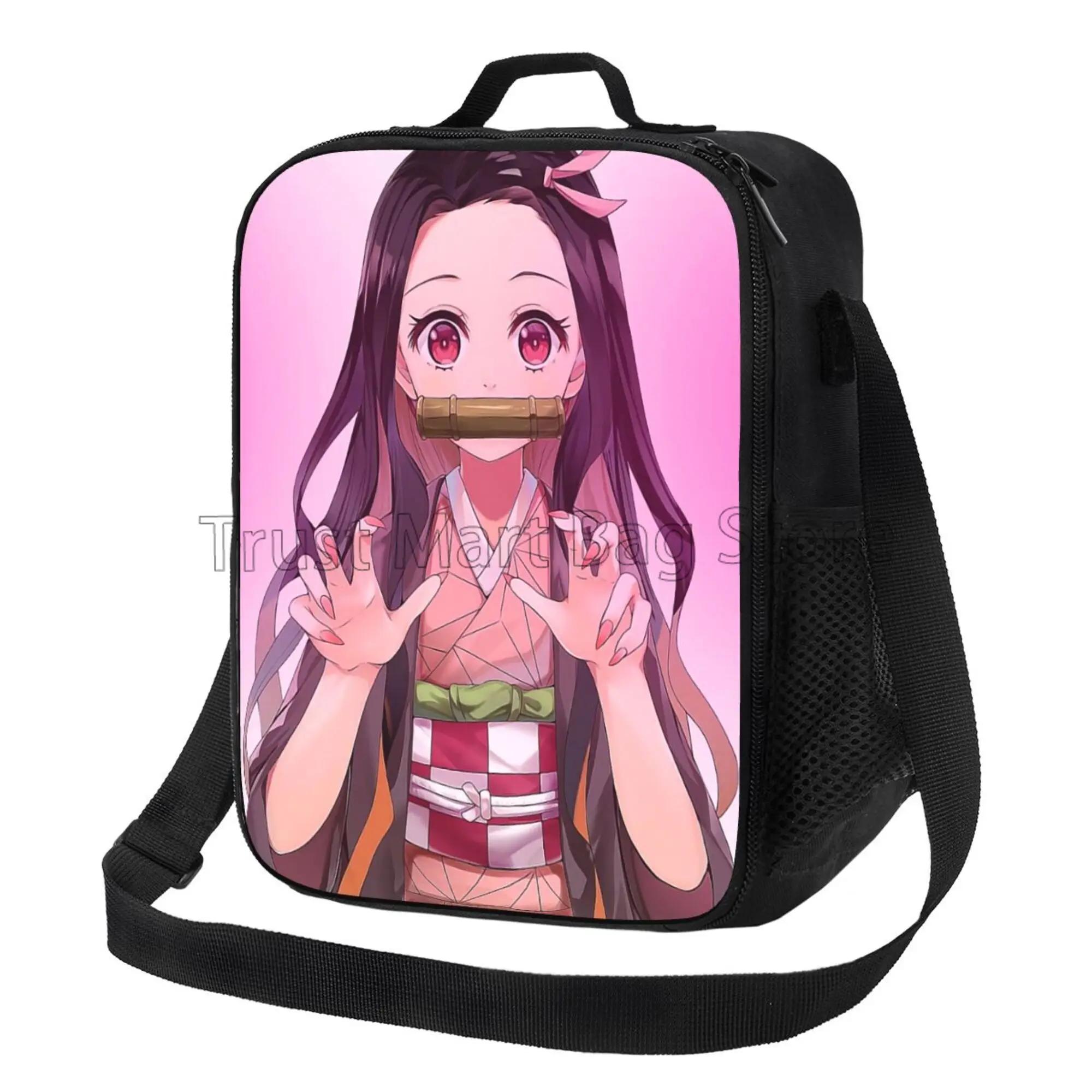 Anime Nezuko Insulated Lunch Box Cooler Lunch Bag Travel Portable Storage Bags Girls Reusable Leakproof Multifunctional Bento 26.5x20x11.5CM армія зелений колір
Anime Nezuko Insulated Lunch Box Cooler Lunch Bag Travel Portable Storage Bags Girls Reusable Leakproof Multifunctional Bento 26.5x20x11.5CM армія зелений колір