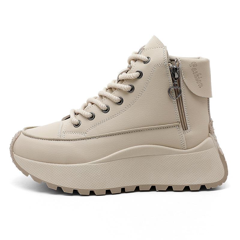 Women Autumn Thick-Soled Heightening Sneakers Fashion Casual Shoes Versatile Ankle Boots for Women 35 хаки
Women Autumn Thick-Soled Heightening Sneakers Fashion Casual Shoes Versatile Ankle Boots for Women 35 хаки