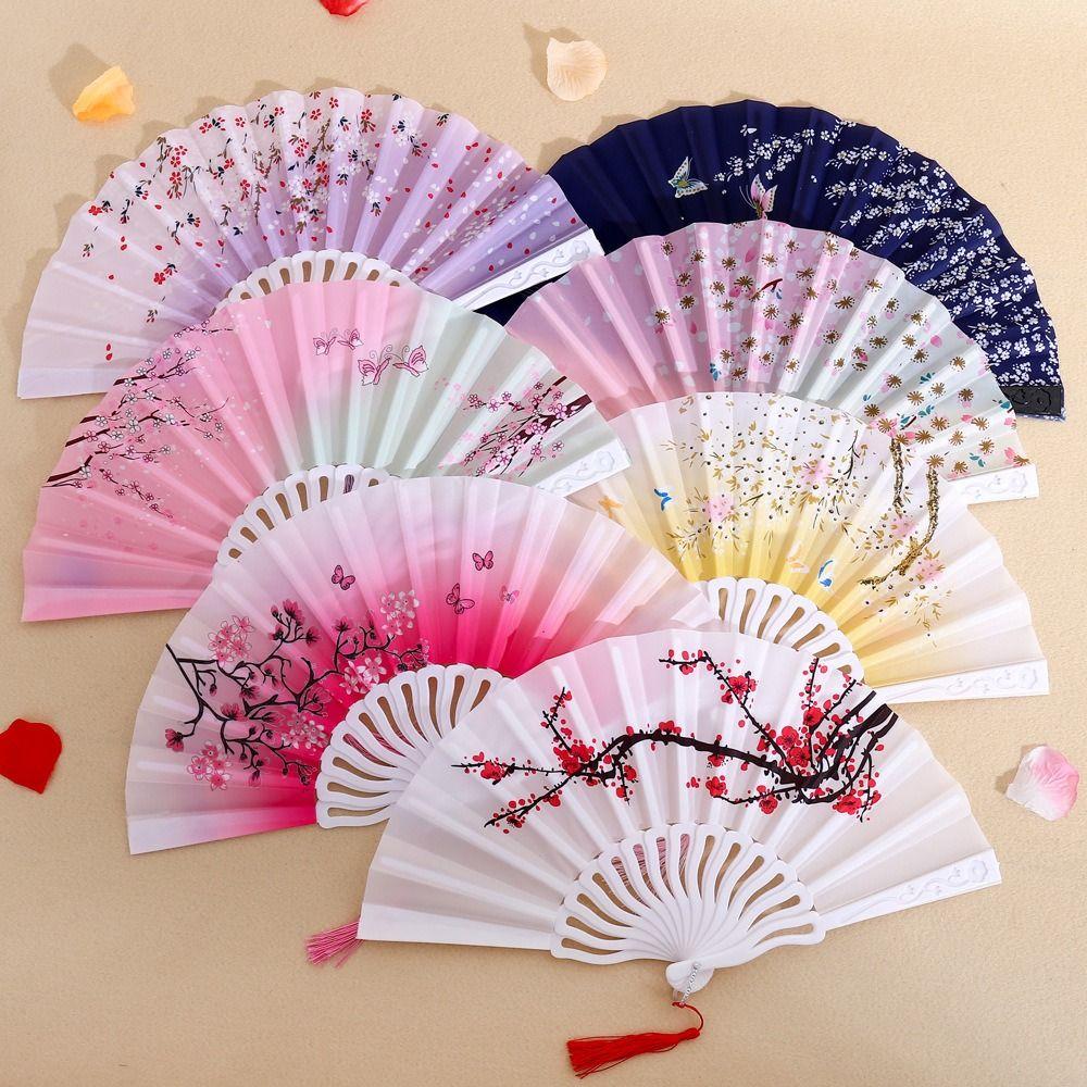 Exquisite Antique Folding Fan With Tassels Chinese Style Fan Women s Plastic Fan Dance Fan Summer style 13
Exquisite Antique Folding Fan With Tassels Chinese Style Fan Women s Plastic Fan Dance Fan Summer style 13
