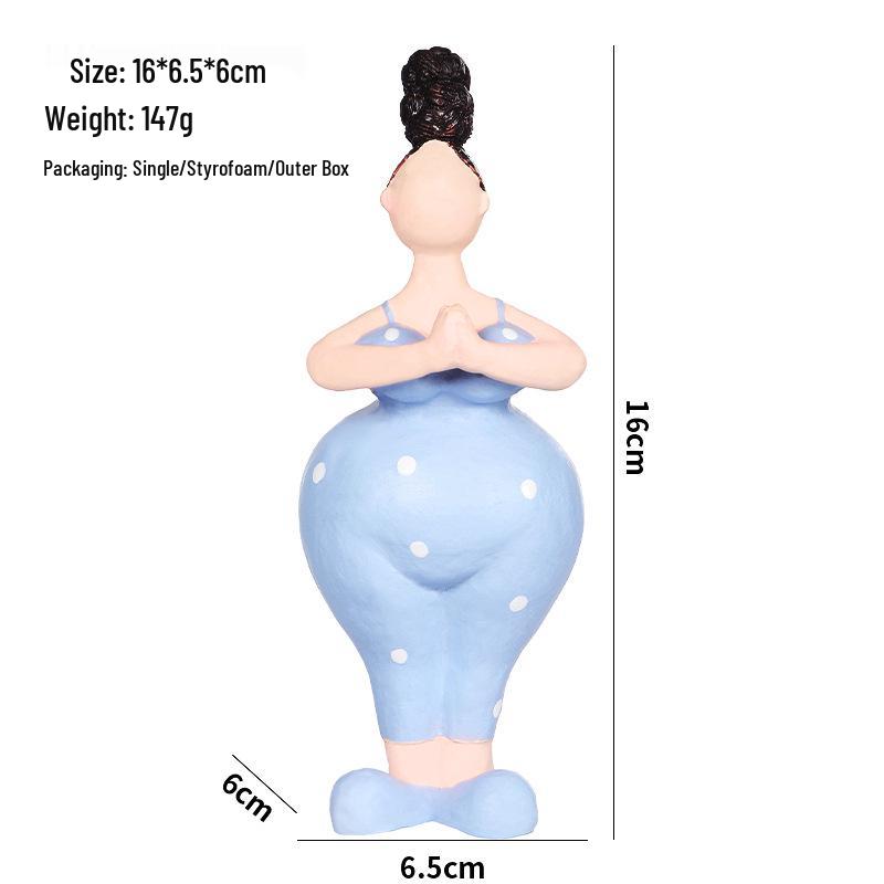 Європейські фігурки дівчини-йога з полімерної смоли для декору студії або дому озеро синього кольору
Європейські фігурки дівчини-йога з полімерної смоли для декору студії або дому озеро синього кольору