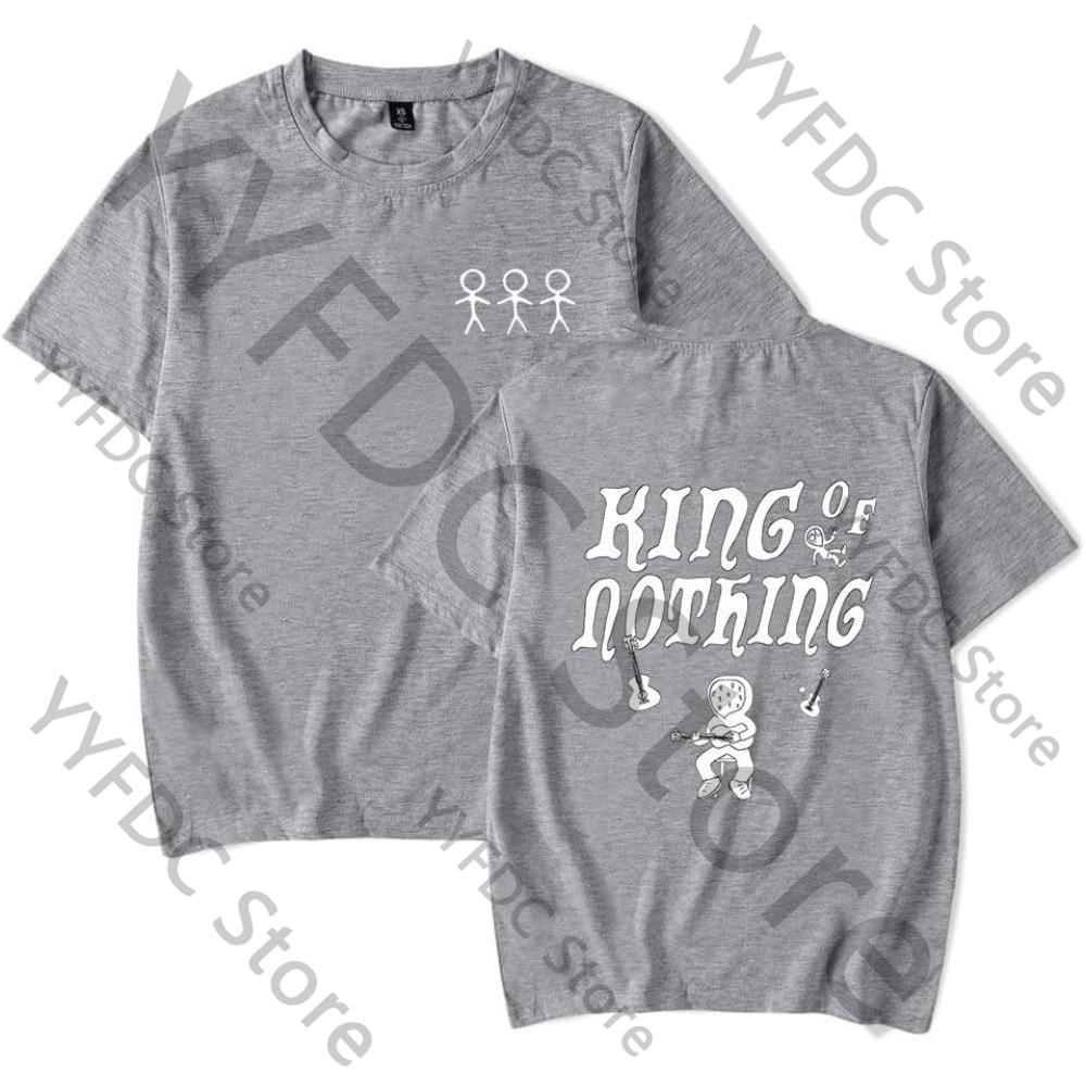 Boywithuke King Of Nothing TShirt Unisex Women Summer Short Sleeve Tee Tops Streetwear Fashion Casual Funny Letter Pattern T Shirt S
Boywithuke King Of Nothing TShirt Unisex Women Summer Short Sleeve Tee Tops Streetwear Fashion Casual Funny Letter Pattern T Shirt S