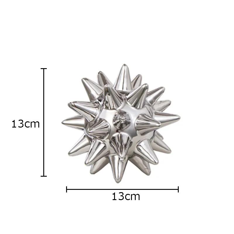 Golden Spike Sea Urchin Statue Abstract Crafts Desk Decoration Sphericity Spiky Ball Sea Urchin Ornaments Room Aesthetics Decor
Golden Spike Sea Urchin Statue Abstract Crafts Desk Decoration Sphericity Spiky Ball Sea Urchin Ornaments Room Aesthetics Decor