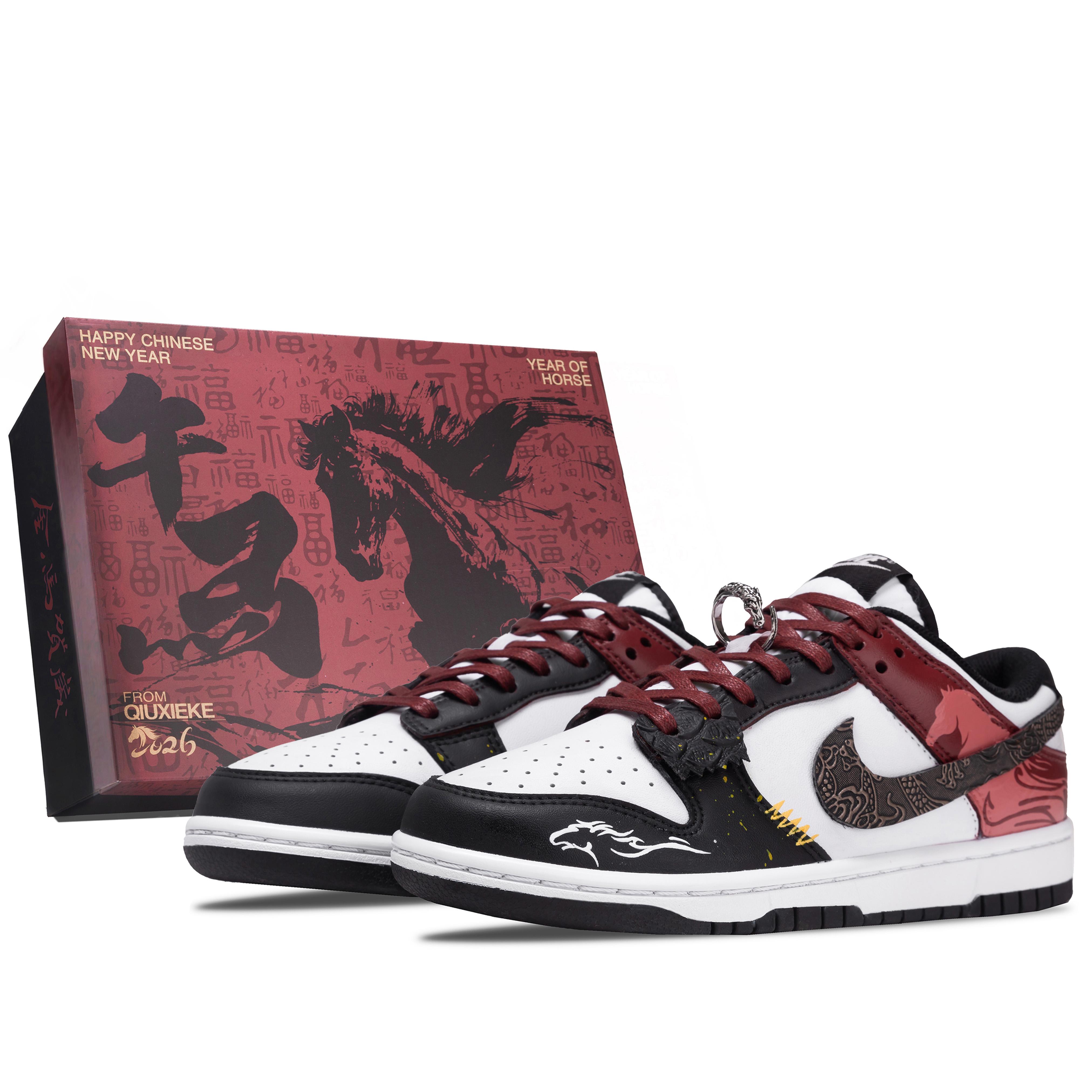Nike Dunk Blessing Around The Year Of The Horse Leather Coverage Cushioning Low top Skateboard Shoes Men s HF5441-100(Team63-BOX) 40.5
Nike Dunk Blessing Around The Year Of The Horse Leather Coverage Cushioning Low top Skateboard Shoes Men s HF5441-100(Team63-BOX) 40.5