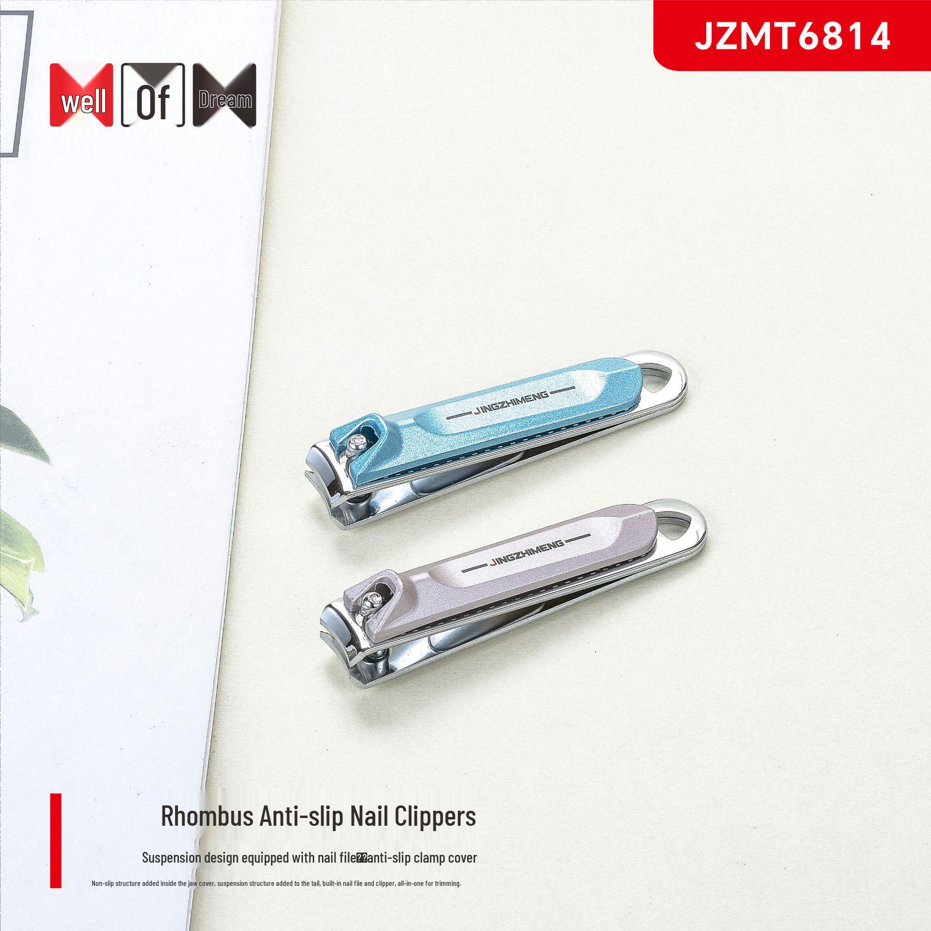 Jingzhi Mengling Angled Anti-Slip Large Nail Clippers - Portable Manicure Scissors No
Jingzhi Mengling Angled Anti-Slip Large Nail Clippers - Portable Manicure Scissors No