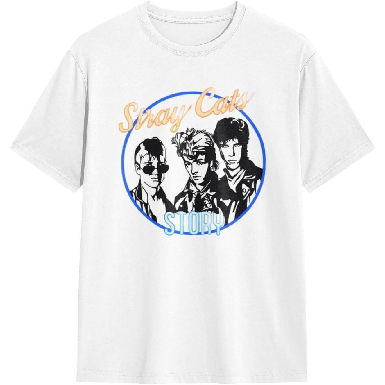 JOISOMI Short Sleeve T-Shirt Stray Cats Band Casual Shirts Crew Neck T-Shirt Athletic Shirts XXXXXL білий
JOISOMI Short Sleeve T-Shirt Stray Cats Band Casual Shirts Crew Neck T-Shirt Athletic Shirts XXXXXL білий