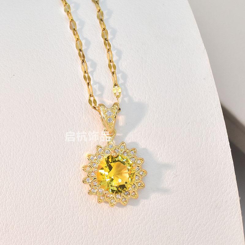 Подсолнух Ожерелье Женское Простое Высокий Тренд Универсальный Циркон Подвеска Ключичные Аксессуары
Подсолнух Ожерелье Женское Простое Высокий Тренд Универсальный Циркон Подвеска Ключичные Аксессуары