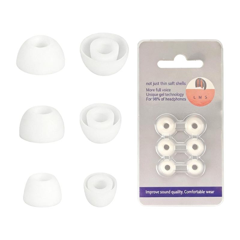 Soft Silicone Ear Tips For Buds Perfectly Fit Multiple Size Sweatproof Design Comfortable Noise Isolation белый
Soft Silicone Ear Tips For Buds Perfectly Fit Multiple Size Sweatproof Design Comfortable Noise Isolation белый
