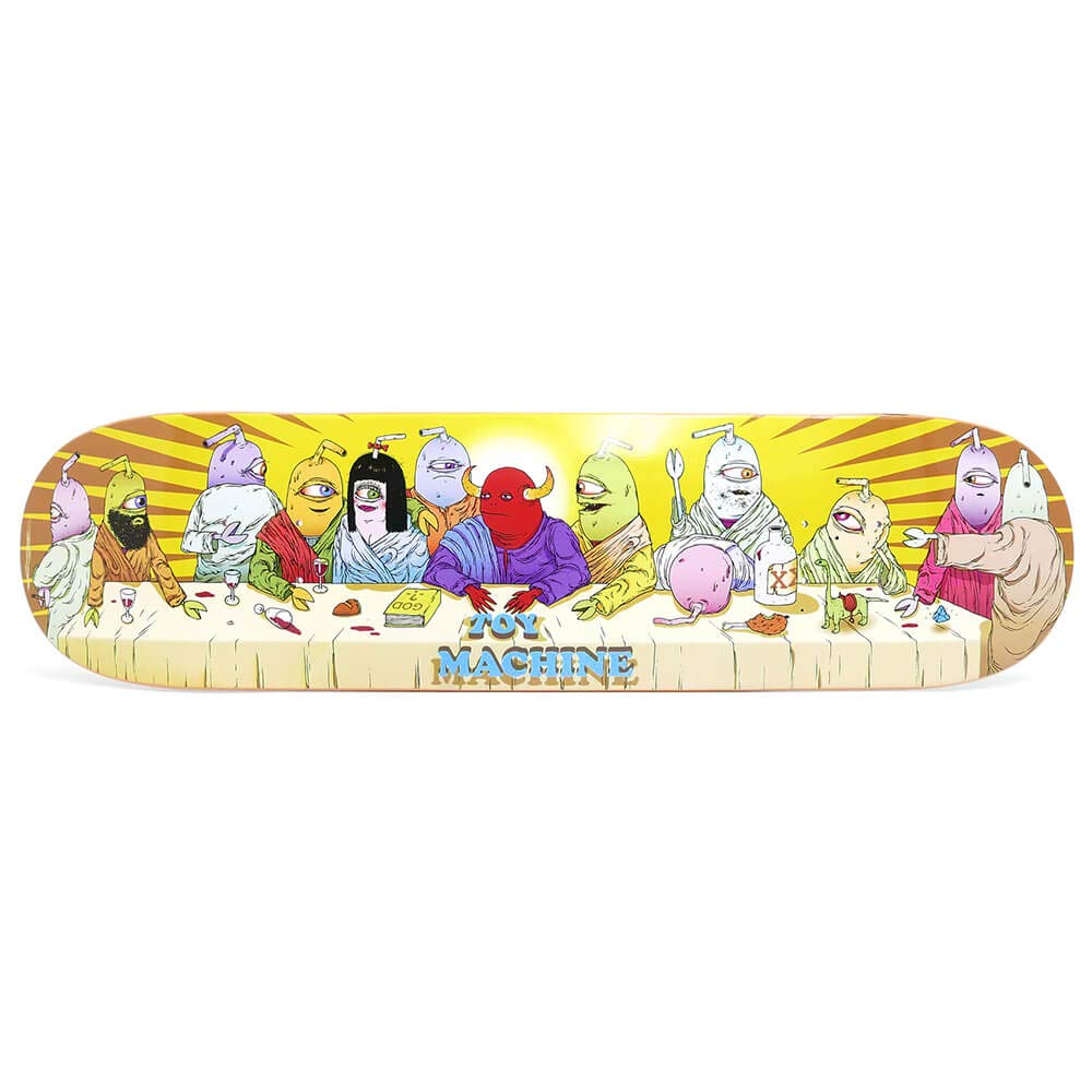TOY MACHINE Skateboard Deck TEAM LAST SUPPER Multicolor Polyurethane 7 PLY Last Supper 8.0
TOY MACHINE Skateboard Deck TEAM LAST SUPPER Multicolor Polyurethane 7 PLY Last Supper 8.0