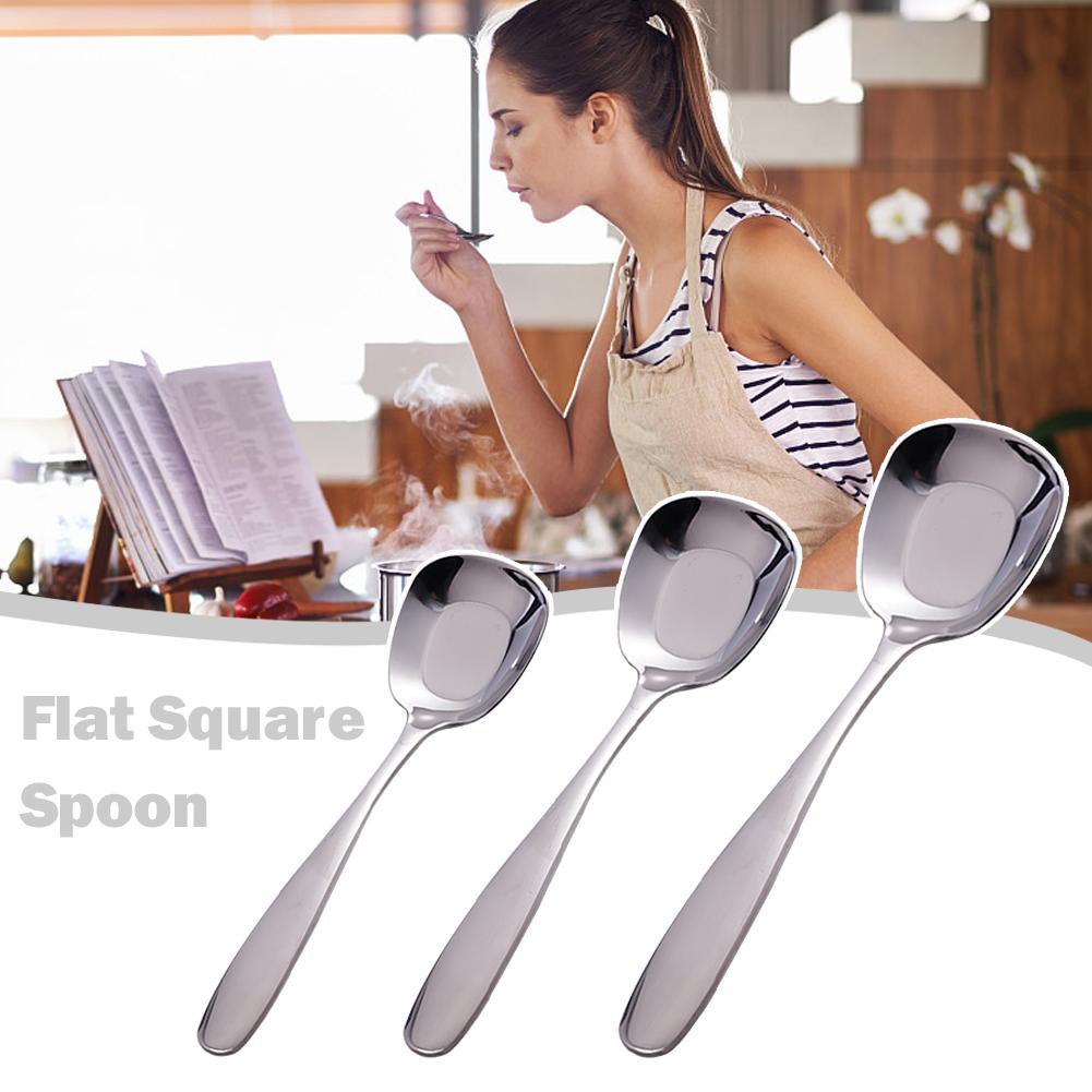 lat Square Spoon - Большая круглая/квадратная ручка Ложка из нержавеющей стали - Длинные столовые приборы для супа - Ложка с ручкой для сервировки Кухонный столик O5R4
lat Square Spoon - Большая круглая/квадратная ручка Ложка из нержавеющей стали - Длинные столовые приборы для супа - Ложка с ручкой для сервировки Кухонный столик O5R4