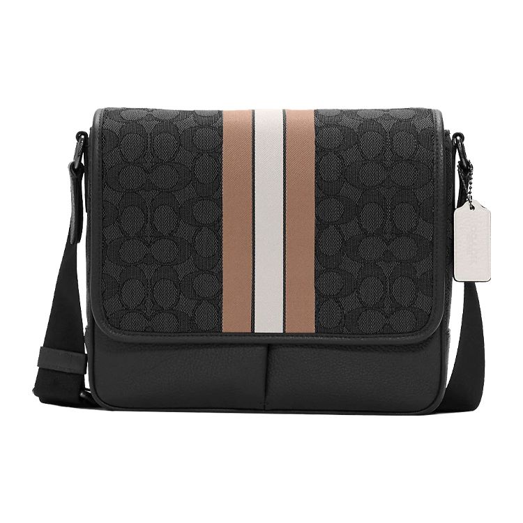 Coach Thompson 25 Magnetic Flap Striped Pebble Leather Shoulder Crossbody Bag Small Men Bags Brown White Black C6583-QBT14 Basic Set (Bag+Dust Bag)
Coach Thompson 25 Magnetic Flap Striped Pebble Leather Shoulder Crossbody Bag Small Men Bags Brown White Black C6583-QBT14 Basic Set (Bag+Dust Bag)