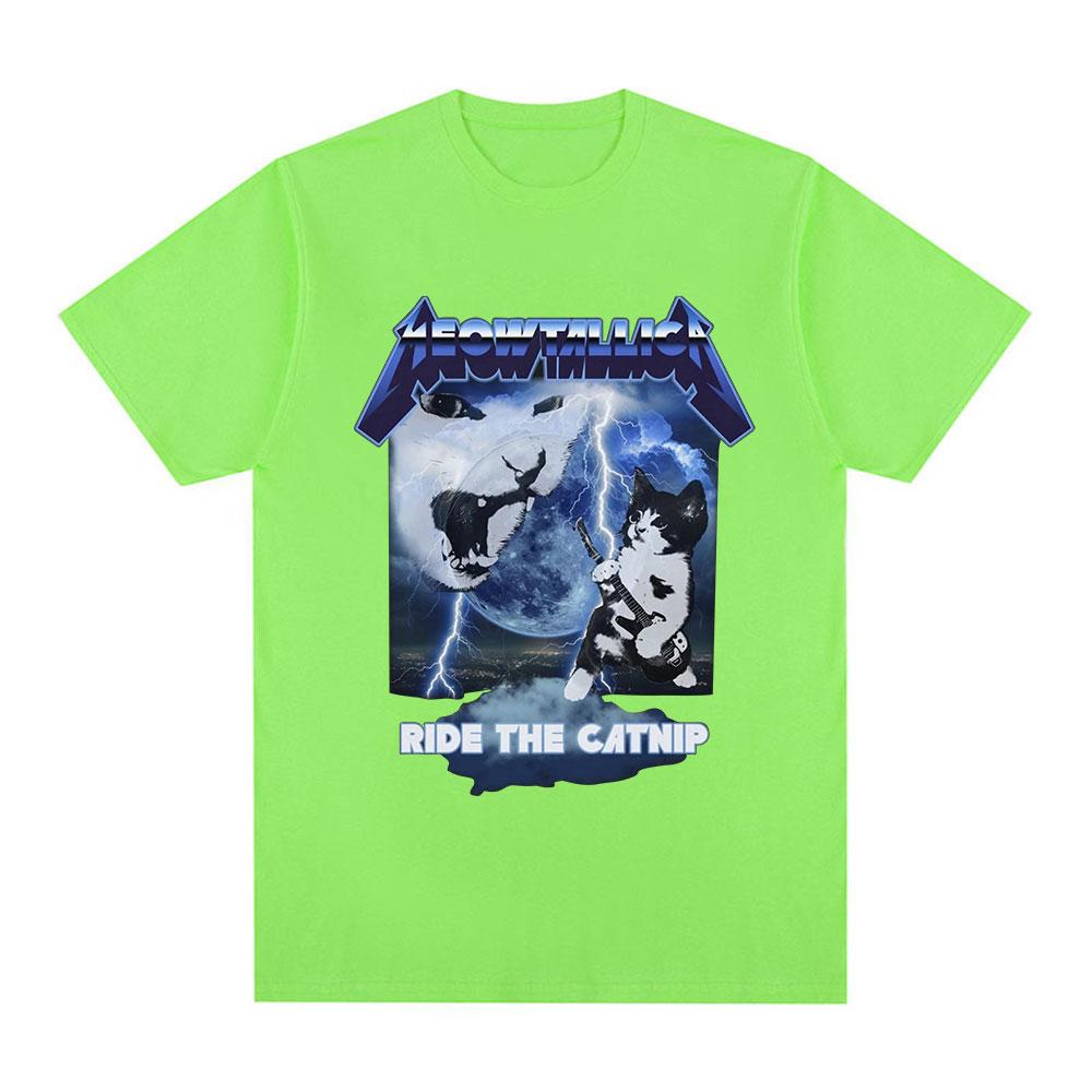 Meowtallica Funny Cat Meme T-shirts Heavy Metal Rock Cats T Shirt Men s Women Fashion Casual 100% Cotton Oversized T-shirt Tops 4XL
Meowtallica Funny Cat Meme T-shirts Heavy Metal Rock Cats T Shirt Men s Women Fashion Casual 100% Cotton Oversized T-shirt Tops 4XL