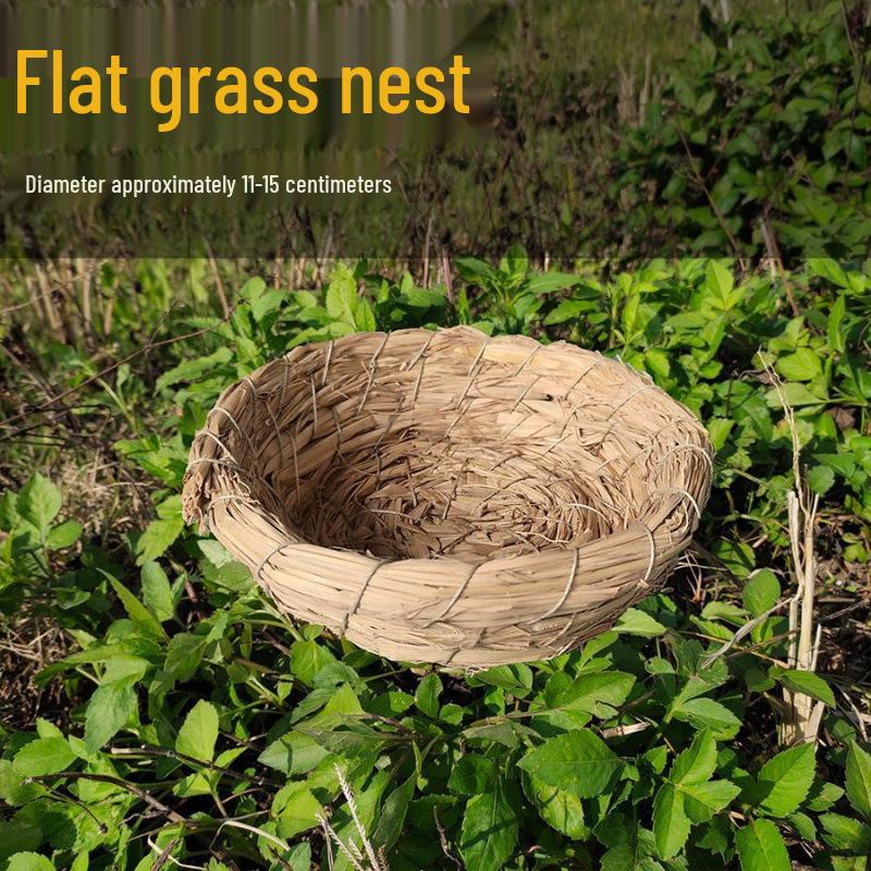 Straw-Woven Bird Nest: Parrot, Budgie, Cockatiel, Quail Sleep and Play Toy
Straw-Woven Bird Nest: Parrot, Budgie, Cockatiel, Quail Sleep and Play Toy