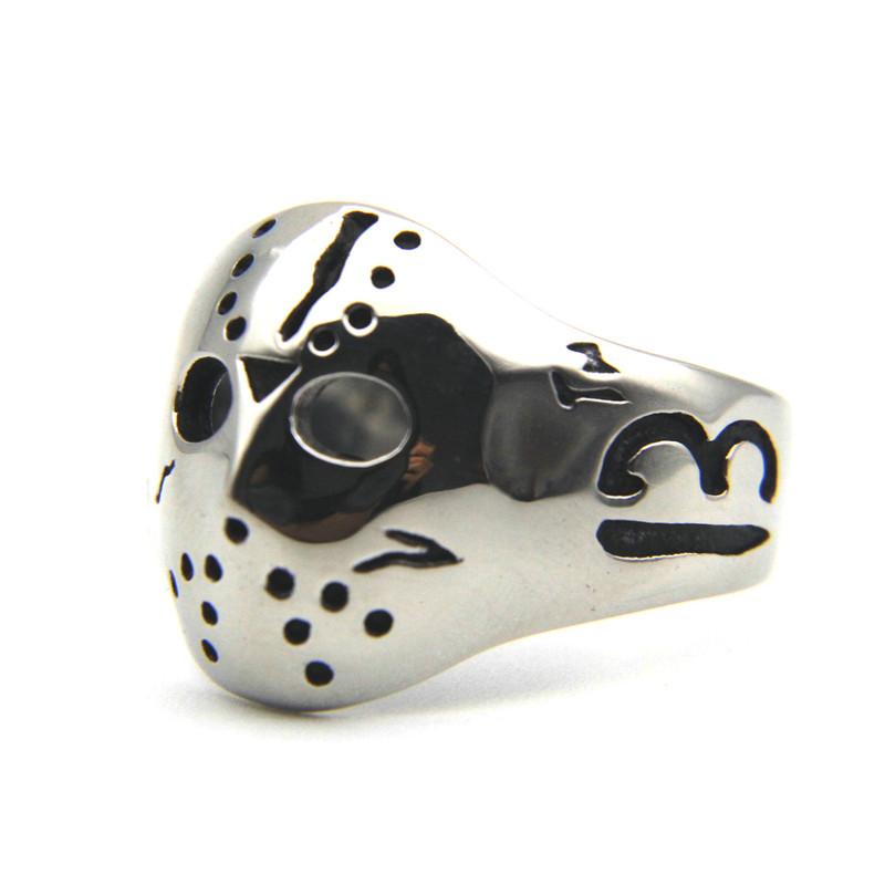 Killer Jason Mask Ring 316L Stainless Steel Punk Biker Jewelry Men Girls Number 13 Ring 7
Killer Jason Mask Ring 316L Stainless Steel Punk Biker Jewelry Men Girls Number 13 Ring 7