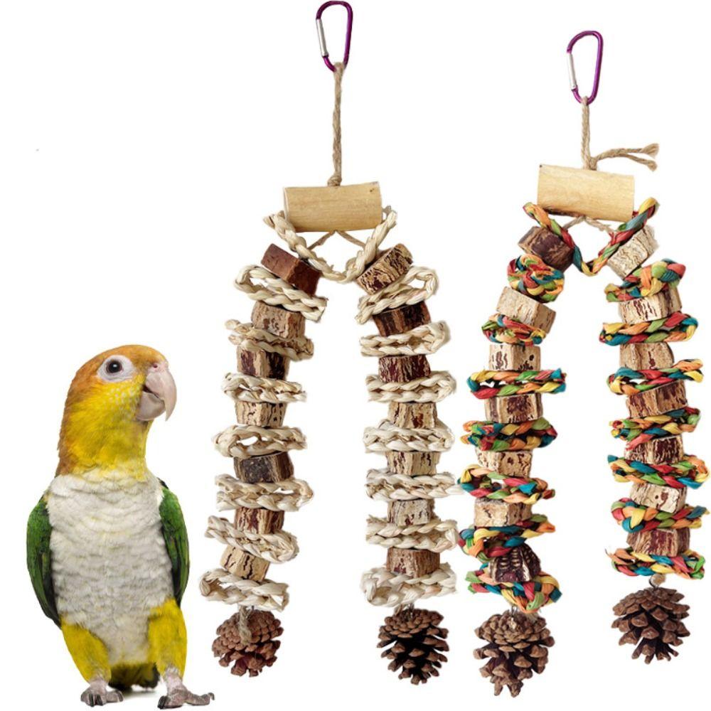 Natural Wood Parrot Chewing Toy Pinecone Bite Training Toy Bird Wood Nut Toy Birdcage Style A
Natural Wood Parrot Chewing Toy Pinecone Bite Training Toy Bird Wood Nut Toy Birdcage Style A