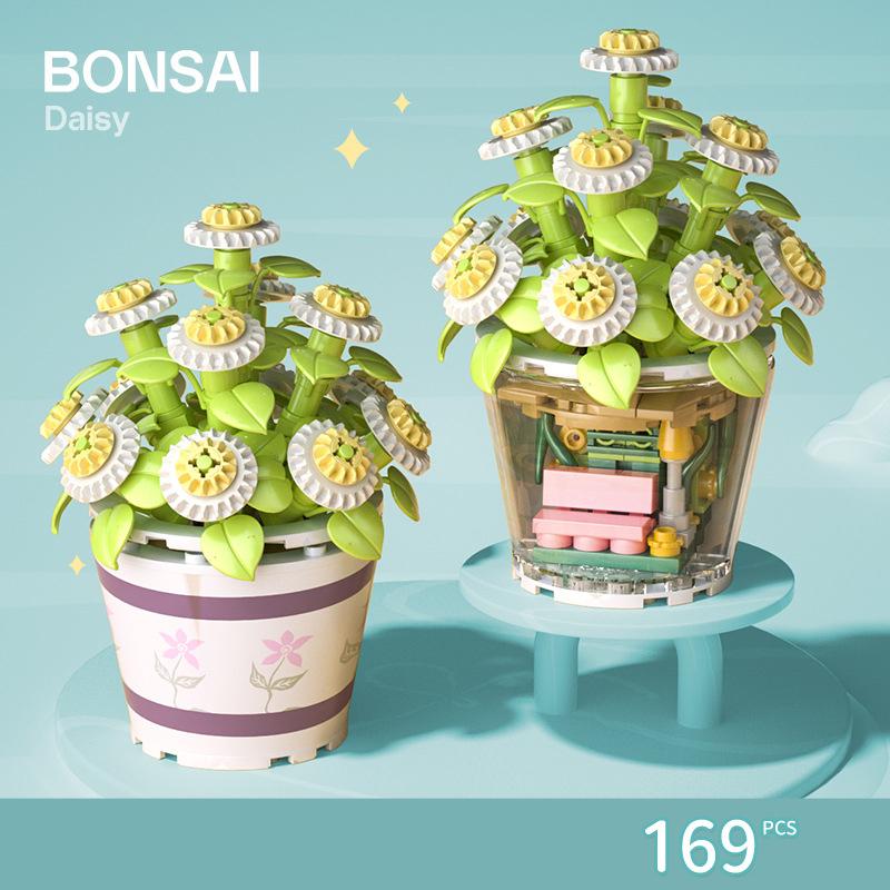 Creative Mini Block Potted Plants Moc Assembly Building Brick Flower Small Scenes Bonsai Model Figures Toys For Kids Gifts
Creative Mini Block Potted Plants Moc Assembly Building Brick Flower Small Scenes Bonsai Model Figures Toys For Kids Gifts