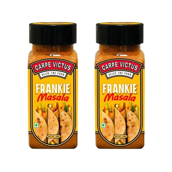 CARPE VICTUS Mumbai Frankie Masala | Authentic Street Style Spice Mix | 100g x 2 Pack
CARPE VICTUS Mumbai Frankie Masala | Authentic Street Style Spice Mix | 100g x 2 Pack