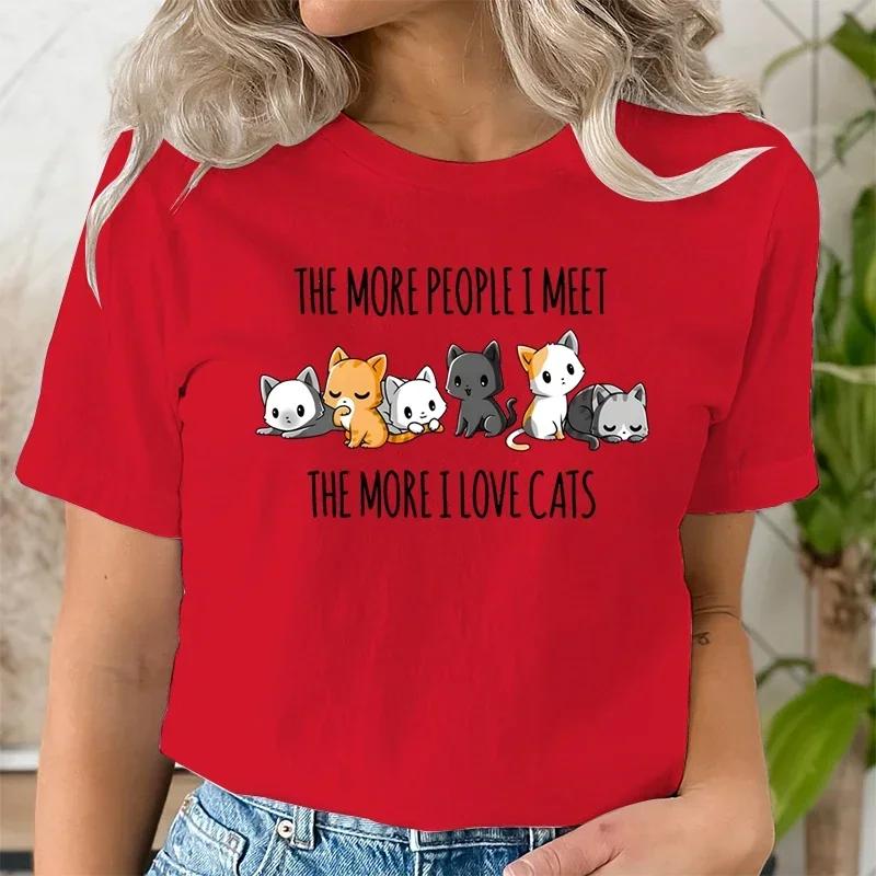 Womens T-shirt Cute Cat and University Women Clothes Aesthetic Clothes Fashionable Summer Casual 4XL
Womens T-shirt Cute Cat and University Women Clothes Aesthetic Clothes Fashionable Summer Casual 4XL