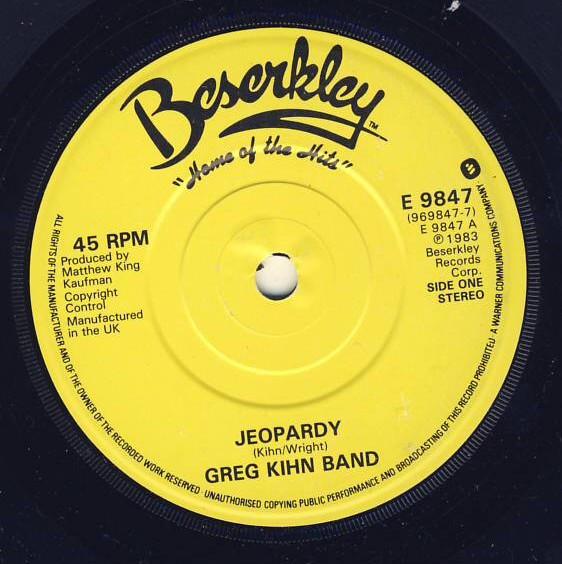 7-дюймовая пластинка GREG KIHN BAND Jeopardy E9847 Beserkley 1983 UK Rock Б/у
7-дюймовая пластинка GREG KIHN BAND Jeopardy E9847 Beserkley 1983 UK Rock Б/у