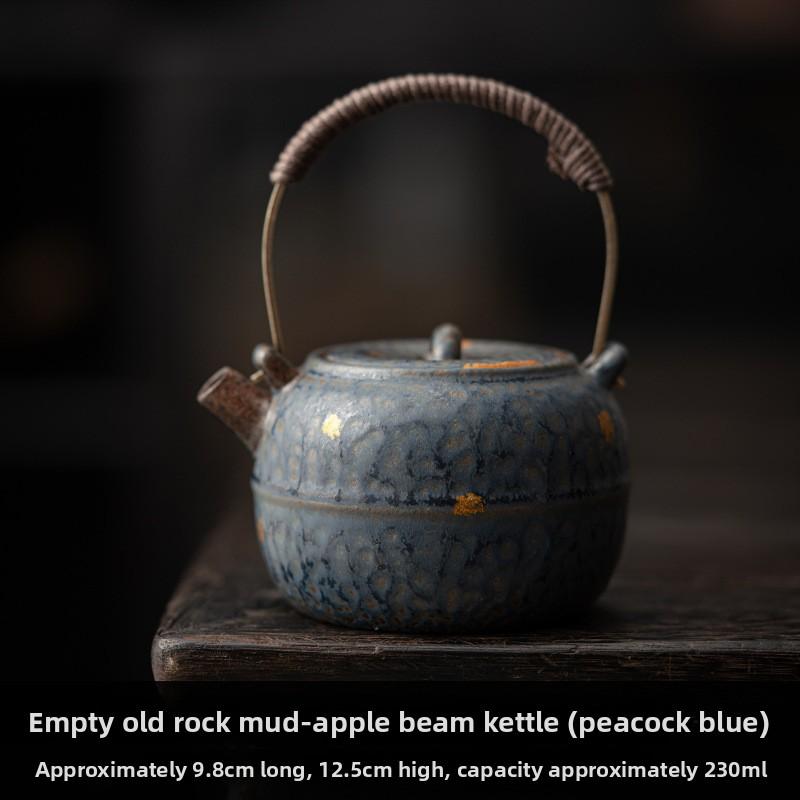Apple HandleSiting Teapot Retro Bronze Glaze Ceramic Pot Old Rock Mud Tea Set Maintainable Brewing Vessel Home Use Single Kettle peacock синього кольору
Apple HandleSiting Teapot Retro Bronze Glaze Ceramic Pot Old Rock Mud Tea Set Maintainable Brewing Vessel Home Use Single Kettle peacock синього кольору