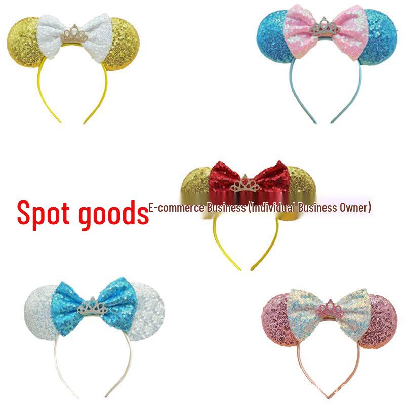 Mickey Bear Sequin Hair Clip Headband for Kids – Korean Style, Versatile, and Fresh Small Bow
Mickey Bear Sequin Hair Clip Headband for Kids – Korean Style, Versatile, and Fresh Small Bow