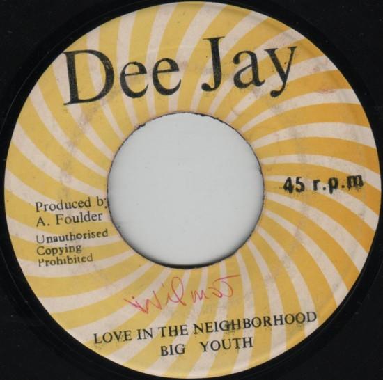 7-дюймовая пластинка BIG YOUTH - Love In The Neighborhood НЕТ Dee Jay Ямайка Регги, Ска и Даб Б/У
7-дюймовая пластинка BIG YOUTH - Love In The Neighborhood НЕТ Dee Jay Ямайка Регги, Ска и Даб Б/У