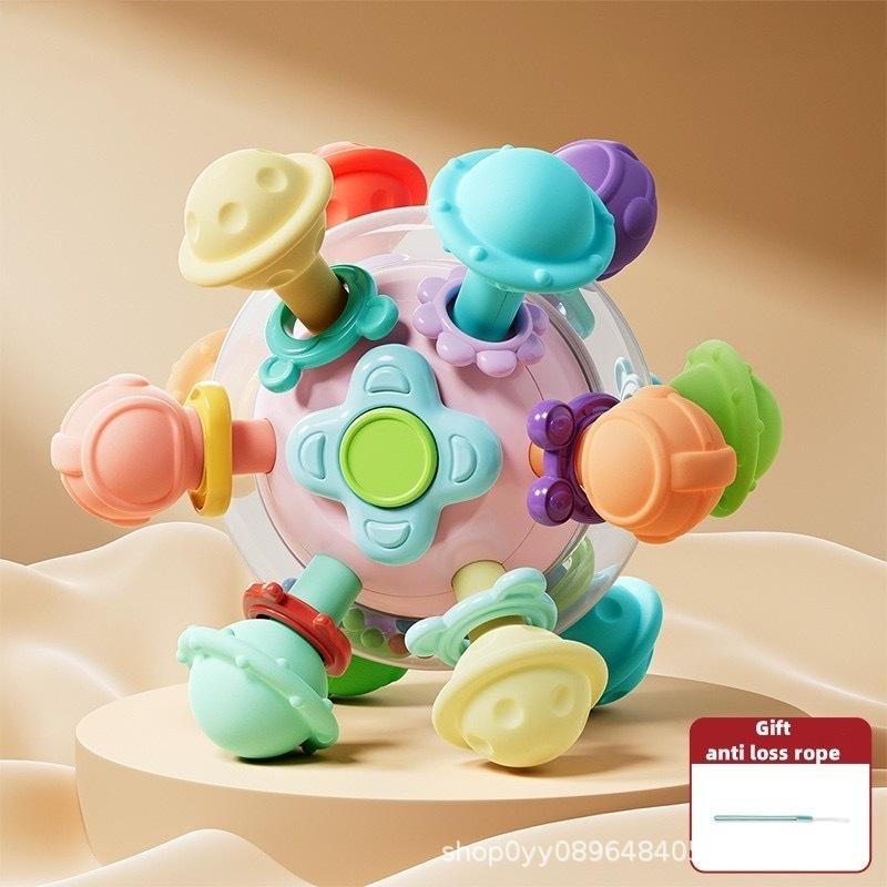 Manhattan Atom Ball Baby Toy: Educational Teether for 3-6 Months, Grasping Training for Babies 0-1 Year Old
Manhattan Atom Ball Baby Toy: Educational Teether for 3-6 Months, Grasping Training for Babies 0-1 Year Old