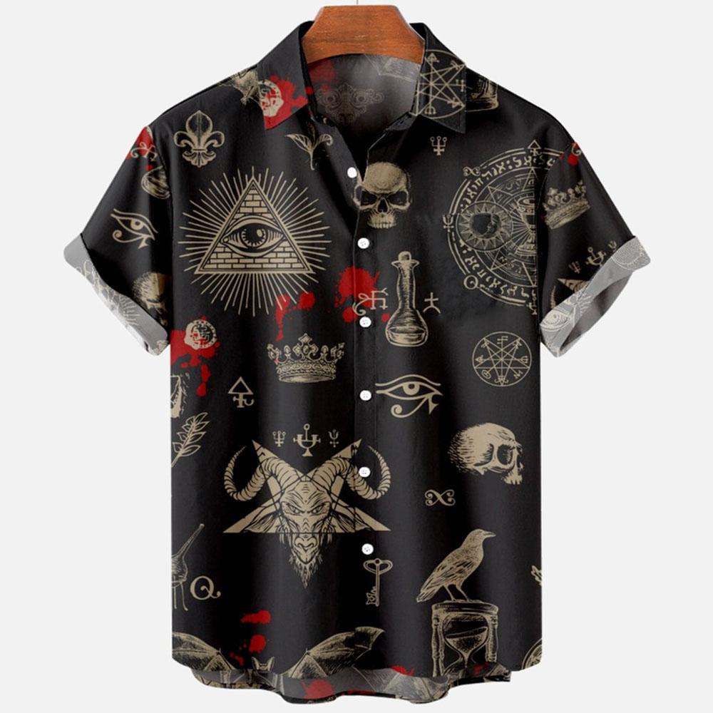Trend Skull Flower Pattern Print Men s Shirts Hawaii Short Sleeve Top Fashion Streetwear Casual Outdoor Men s and Women s Clothing Blouse S
Trend Skull Flower Pattern Print Men s Shirts Hawaii Short Sleeve Top Fashion Streetwear Casual Outdoor Men s and Women s Clothing Blouse S
