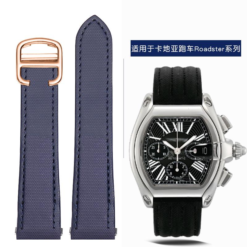 19mm 20mm For Cartier Roadster W6206018 W6206017 Nylon Watchband Men Canvas Quick Metal adapter Cowhide Watch Strap accessories 19mm
19mm 20mm For Cartier Roadster W6206018 W6206017 Nylon Watchband Men Canvas Quick Metal adapter Cowhide Watch Strap accessories 19mm