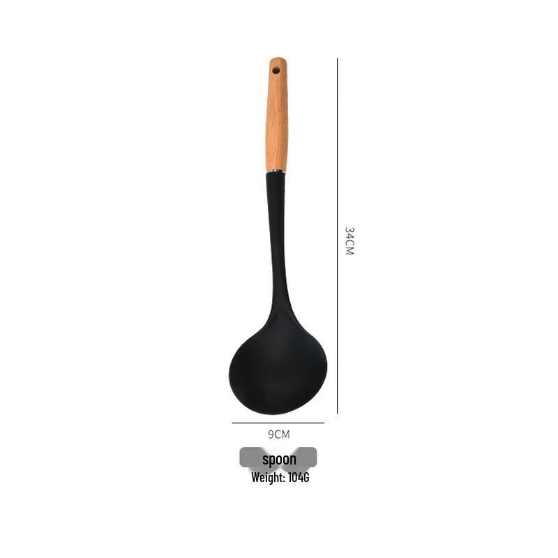 Silicone Wooden Handle Kitchen Utensils
Silicone Wooden Handle Kitchen Utensils