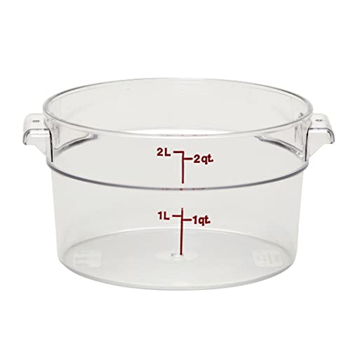 Круглый контейнер для хранения продуктов Cambro RFSCW2135 Camwear объемом 2 кварты, поликарбонат, прозрачный, NSF, упаковка из 12 шт.
Круглый контейнер для хранения продуктов Cambro RFSCW2135 Camwear объемом 2 кварты, поликарбонат, прозрачный, NSF, упаковка из 12 шт.