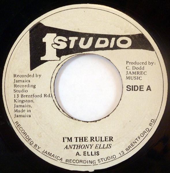 7inch Record ANTHONY ELLIS - I m The Ruler NONE Studio One 1970 Jamaica Reggae, Ska & Dub Used
7inch Record ANTHONY ELLIS - I m The Ruler NONE Studio One 1970 Jamaica Reggae, Ska & Dub Used