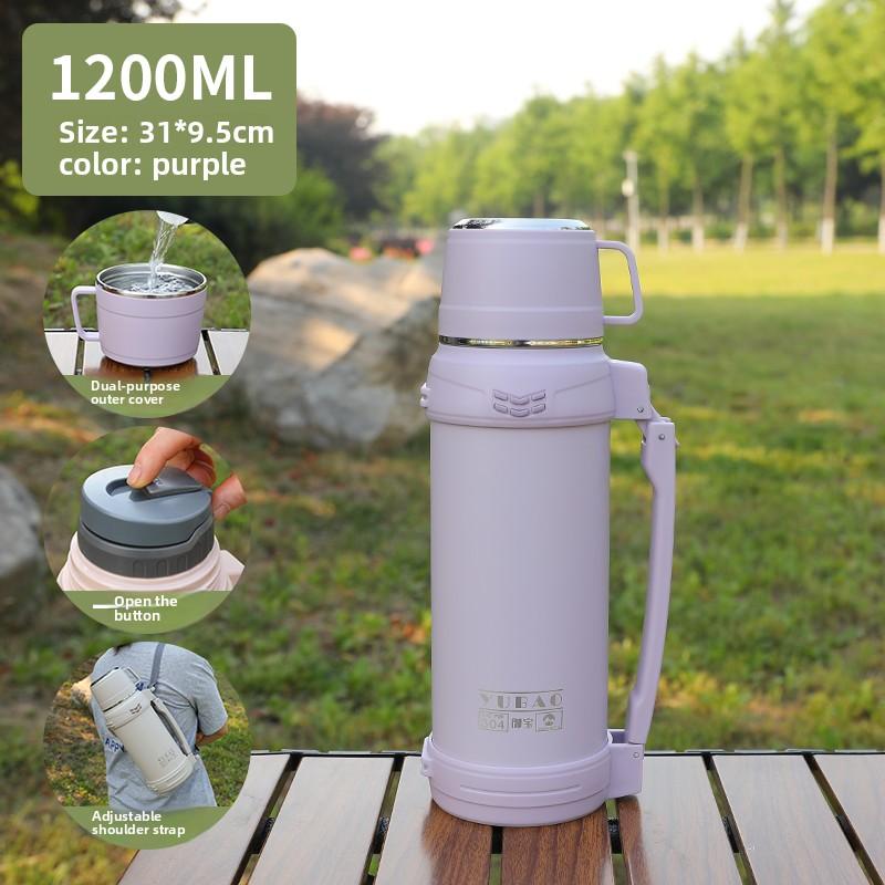 Imperial treasure 304 Stainless steel insulated kettle large capacity outdoor travel water kettle
Imperial treasure 304 Stainless steel insulated kettle large capacity outdoor travel water kettle