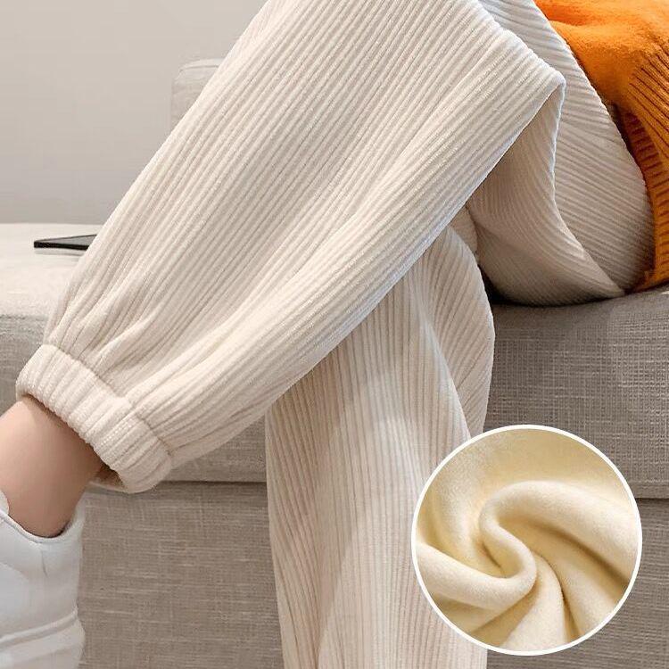 Women s Corduroy Plus Velvet Cuffed Sport Sweatpants - Autumn/Winter Casual Wear 4XL (Recommended 161-180 lbs)
Women s Corduroy Plus Velvet Cuffed Sport Sweatpants - Autumn/Winter Casual Wear 4XL (Recommended 161-180 lbs)