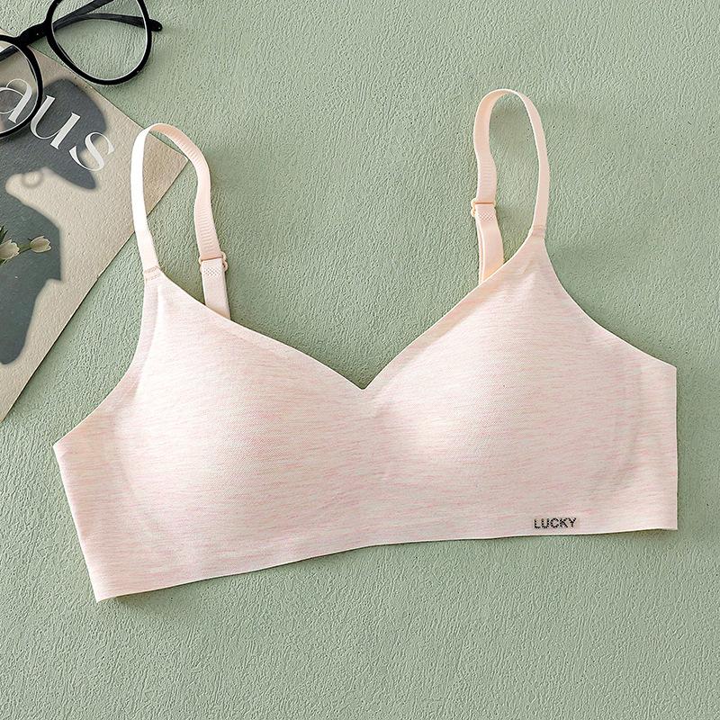 Japanese simple less hair bra cover gathered without steel ring junior high school comfortable breathable bra 38/85ab through cup
Japanese simple less hair bra cover gathered without steel ring junior high school comfortable breathable bra 38/85ab through cup