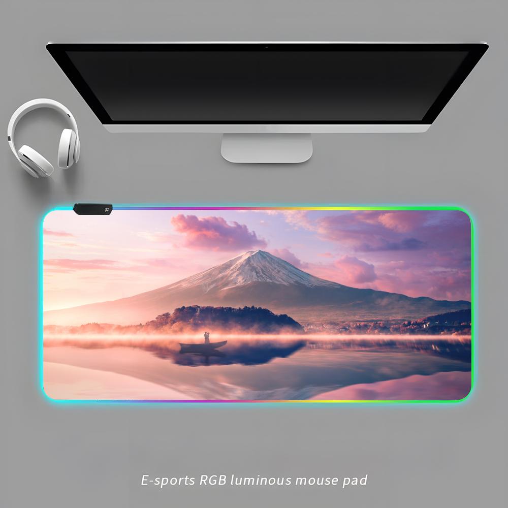 Japan Artistic Fuji Mouse Pad RGB Gaming Mouse Pad Desk Mat HD Gamer Large LED Light XXL MousePads RGB600x300x3mm
Japan Artistic Fuji Mouse Pad RGB Gaming Mouse Pad Desk Mat HD Gamer Large LED Light XXL MousePads RGB600x300x3mm