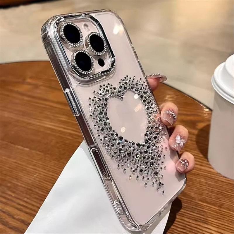 Розкішний чохол Diamond Love Heart для iPhone 16 Pro Max 16 Plus Прозорий акриловий металевий чохол для iPhone 13 12 11 14 15 Pro Max iPhone 11
Розкішний чохол Diamond Love Heart для iPhone 16 Pro Max 16 Plus Прозорий акриловий металевий чохол для iPhone 13 12 11 14 15 Pro Max iPhone 11